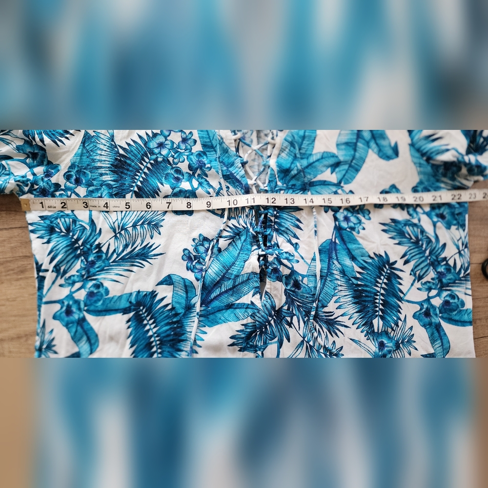 La Blanca Tropical Print Coverup Women's XL - Picture 4 of 5
